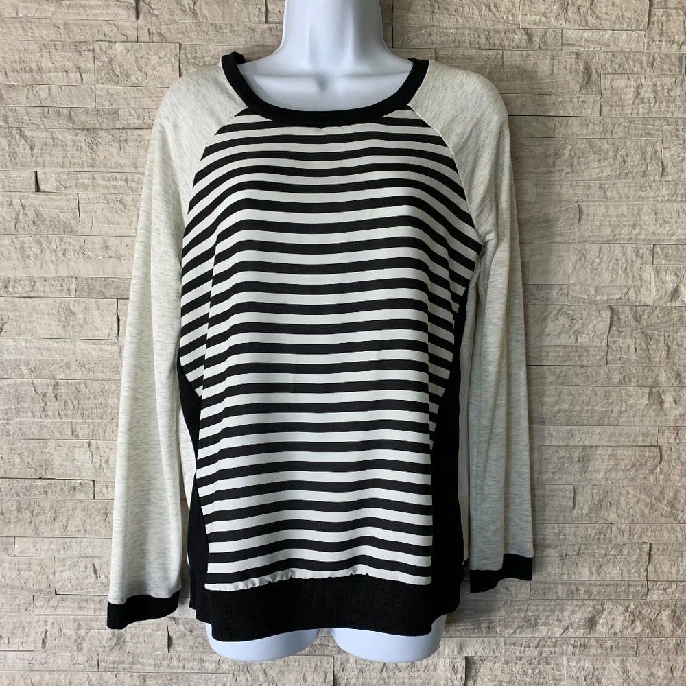 NWT Striped Long Sleeve Shirt; Size Medium